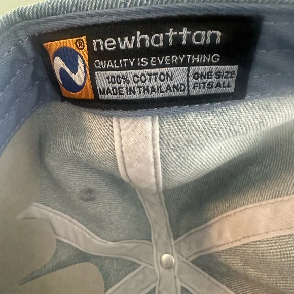 Newhattan Denim Dachshund Hat Blue Adjustable Cotton OS NWT - Picture 6 of 6